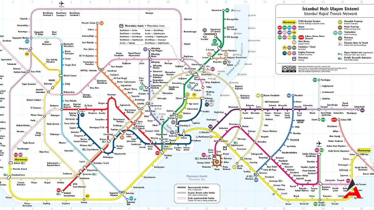 Metro Haritası İstanbul Pdf İndir