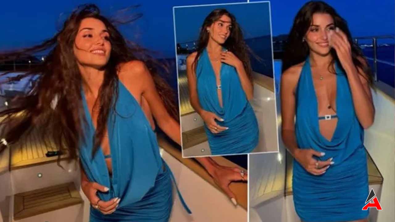 Hande Erçel’den Mikonos’a Özel Poz