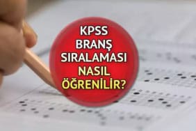 Branş Bazında Sıralama Nasıl Bakılır