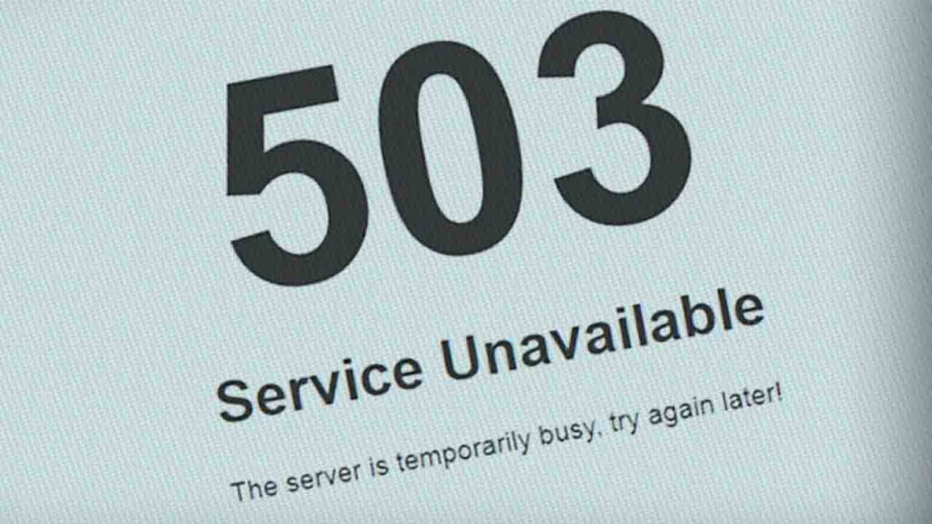 İngilizce Dilinden The Service İs Unavailable Çevirisi Nedir