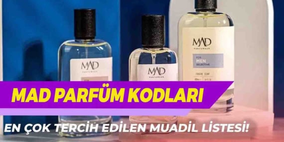 Mad Parfüm Muadil Listesi Kadın Kodları