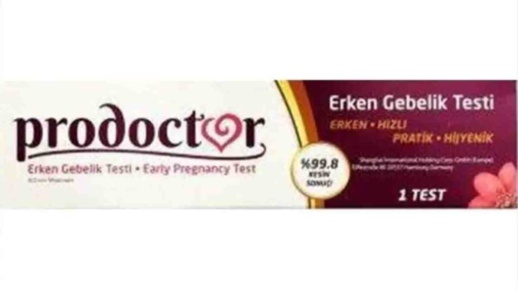 Prodoctor Erken Gebelik Testi Nasıl Yapılır