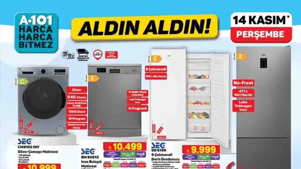 A101'de 14 Kasım İndirimleriyle Büyük Fırsatlar