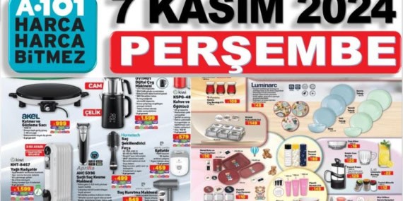 A101’de 7 Kasım Fırsatları